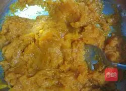 Illustration of how to make pumpkin glutinous rice cakes 7