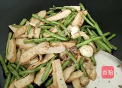 Illustration of how to make fried beans with fish cakes 5