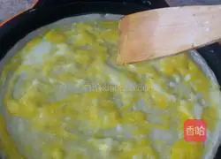 Illustration of how to make homemade pancakes and fruits 4