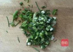 Illustration of how to make scallion cake 1