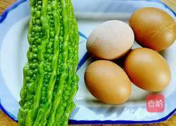 Bitter melon omelette recipe 1