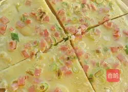 Illustration of how to make green onion egg pancake 12