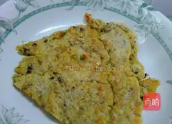 Illustration of how to make mushroom egg pancake 11