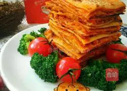 Illustration of how to make tomato sauce beef layer cake 9