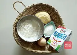 Illustration of how to make milk and egg tortillas 1
