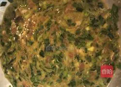 Toona and sea cucumber pancake recipe 4