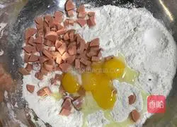 How to make sausage and egg pancakes 1