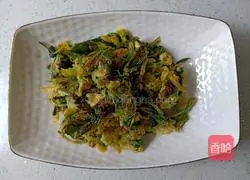 Illustration of how to make early summer soul vegetable fresh huoxiang omelette 10