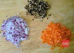 Illustration of how to make pan-fried meatloaf 1