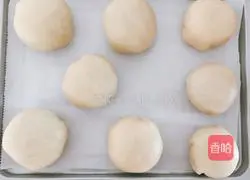 Illustration of how to make red bean paste and egg yolk cake 5