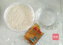 Illustration of how to make dough pancakes 1