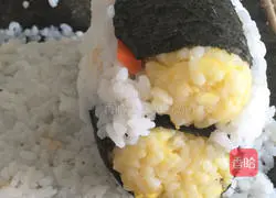 Illustration of how to make duck sushi 13