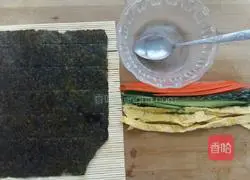 Illustration of how to make sushi 4