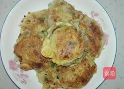 Illustration of how to make mixed vegetable potato cakes 9