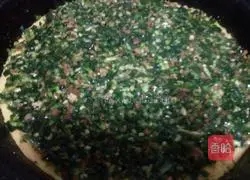 Illustration of how to make chive paste cake 16