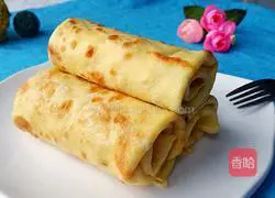 Illustration of how to make homemade egg pancakes 9