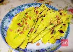 Illustration of how to make ham and egg pancakes 6