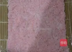 Illustration of how to make love sushi 3