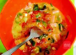 Illustration of how to make kimchi pancake 5