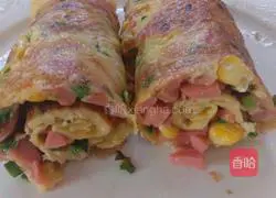 Illustration of how to make ham tacos 6