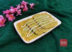 Vegetable oatmeal breakfast cake (Kuaishou Energy Breakfast) Recipe Illustration 16