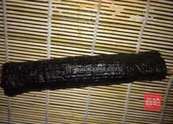 Ham and meat floss sushi Illustration of how to do it 3