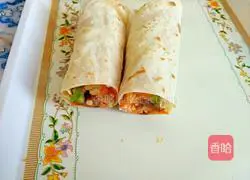 Illustration of how to make homemade burritos 18