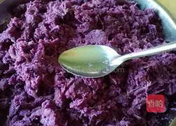 Purple potato cake (oil-free oven version) recipe 2