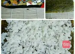 Illustration of how to make sushi and seaweed rice 4