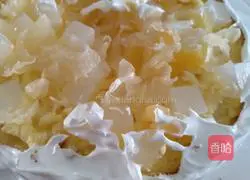 Illustration of how to make fruit cream cake 4