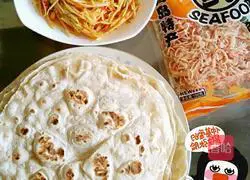 Illustration of how to make Lu-style potato burritos 13