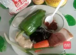 Illustration of how to make shredded pork burritos 5