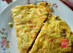 Watermelon-rind egg pancakes Illustration of how to do it 7