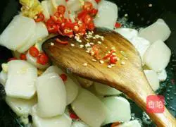 Eggs Illustration of how to make fried rice cake 8