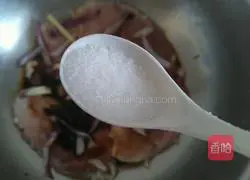 Illustration of how to make fried cumin-flavored meatloaf 8