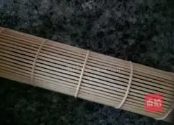 Illustration of how to make meat floss sushi 5