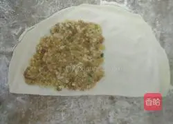 Crispy fried filling Illustration of how to make cake 6