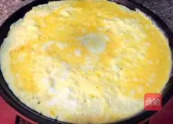 Japanese style Illustration of how to make thick egg-yaki sushi 4