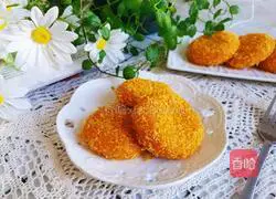 Pumpkin Banana Cheese Pancake Illustration of practice 16