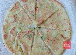 Illustration of how to make carrot and egg pancakes 9