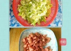 Chinese hamburger * Illustration of how to make pancake with vegetables 2