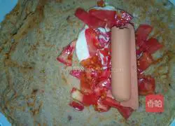 Sesame egg pancake recipe 4