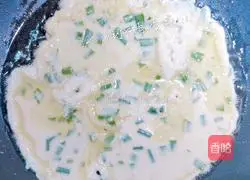 Illustration of how to make chive egg pancake (breakfast egg pancake) 6