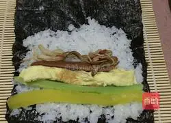 Illustration of how to make sushi 6