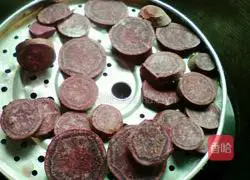 Purple sweet potato cakes Practice illustration 2