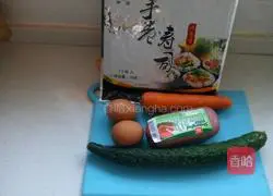Illustration of how to make sushi rolls 1