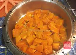 Pumpkin black sesame pancake recipe 1