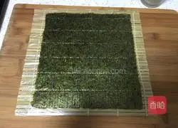 Illustration of how to make Japanese sushi 2