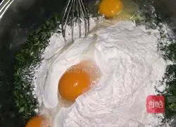 Wild Onion Egg Pancake Recipe Illustration 1