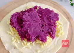 Purple potato cheese cake recipe 3